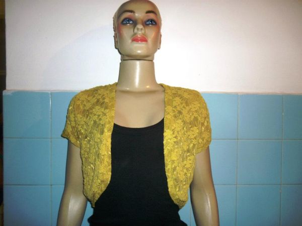 Bolero Renda Verde