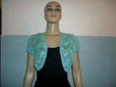Bolero Renda Azul